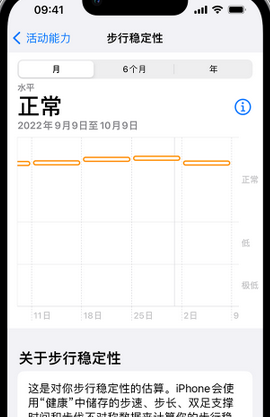 台山iPhone手机维修如何在iPhone开启'步行稳定性通知'