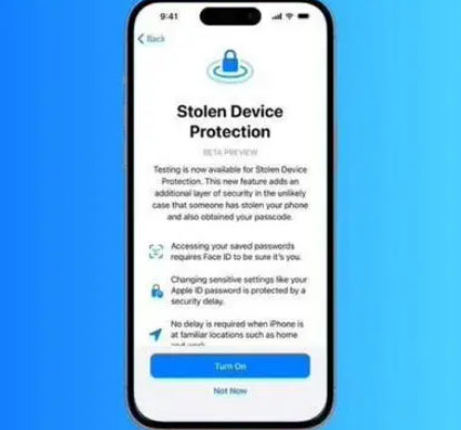 台山苹果授权维修店分享被盗设备保护功能开启方法 