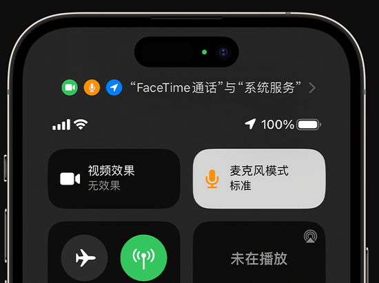 台山苹果授权维修网点分享iPhone在通话时让你的声音更清晰 